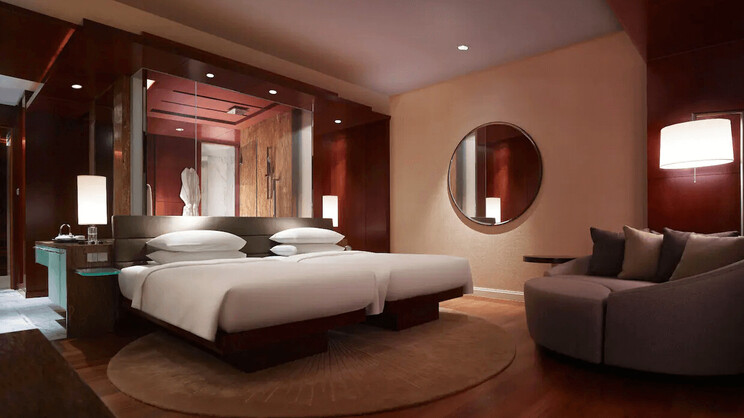 2 Twin Beds with Tower View and Club Access 